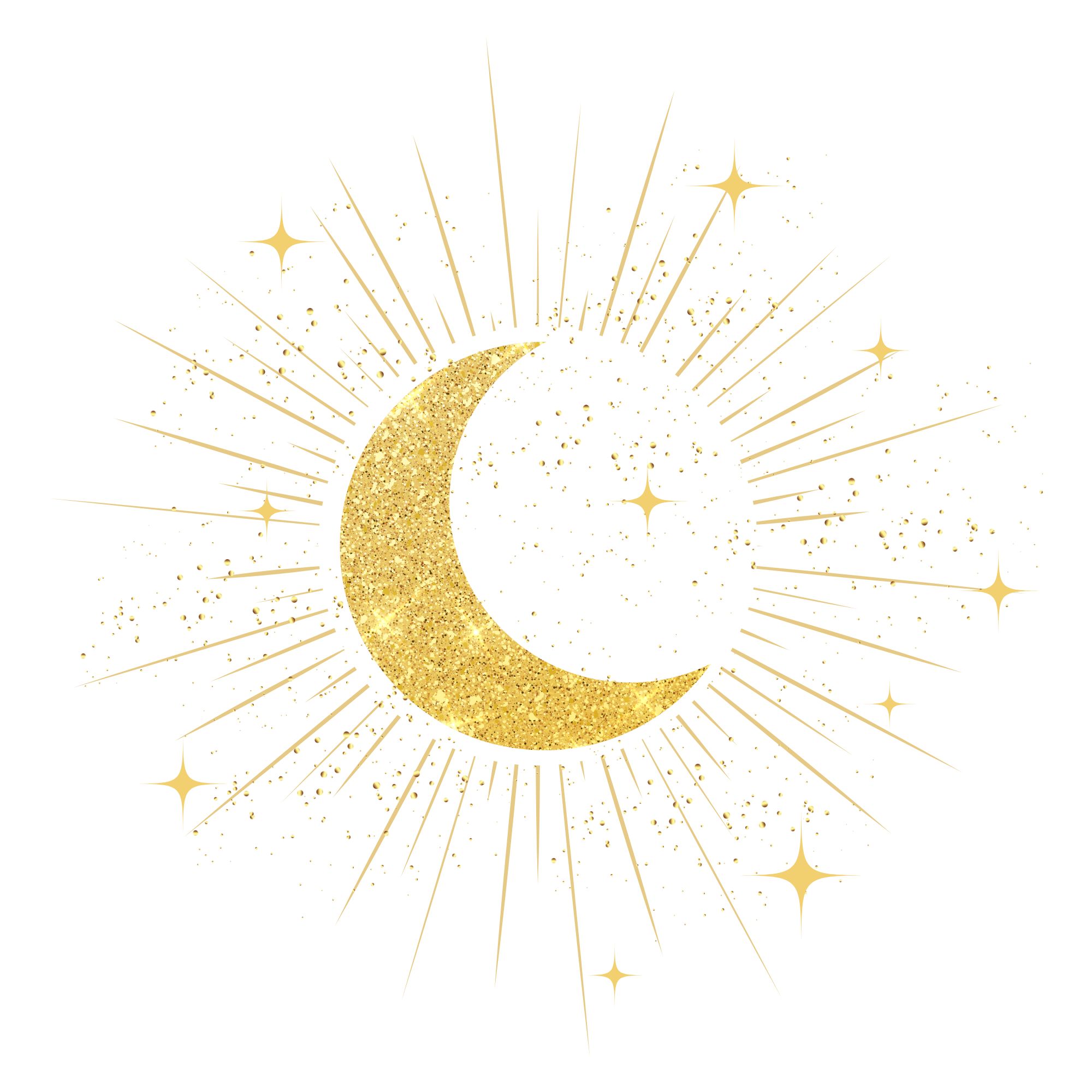 LENIA Logoelement Mond mit Sternen